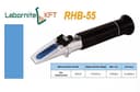 RHB-55 refraktometr 0–55 % Brix