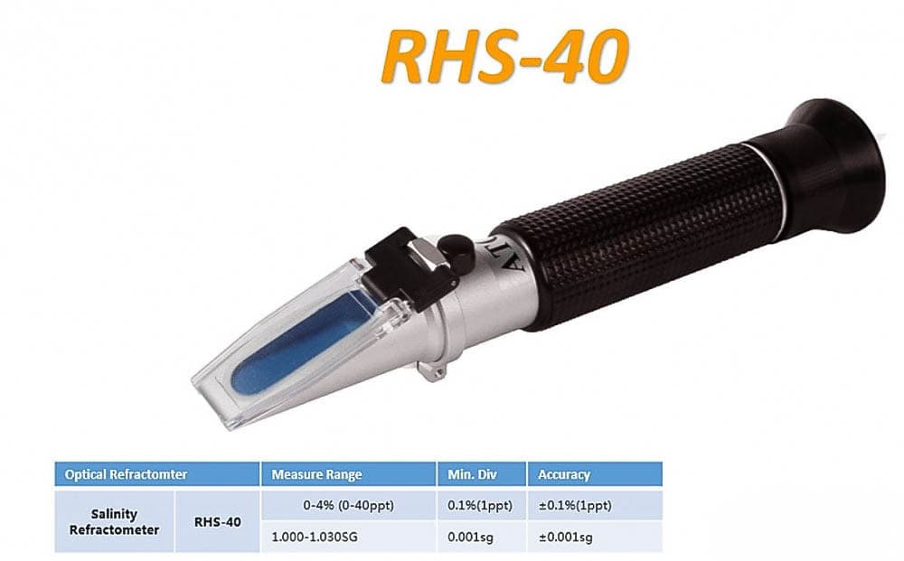 RHS-40ATC refraktometr na slanost a SG