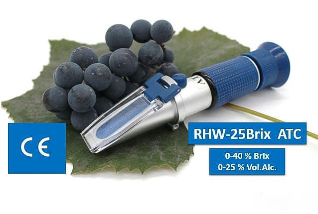RHW-25BATC refraktometr Brix a potenciální alkohol